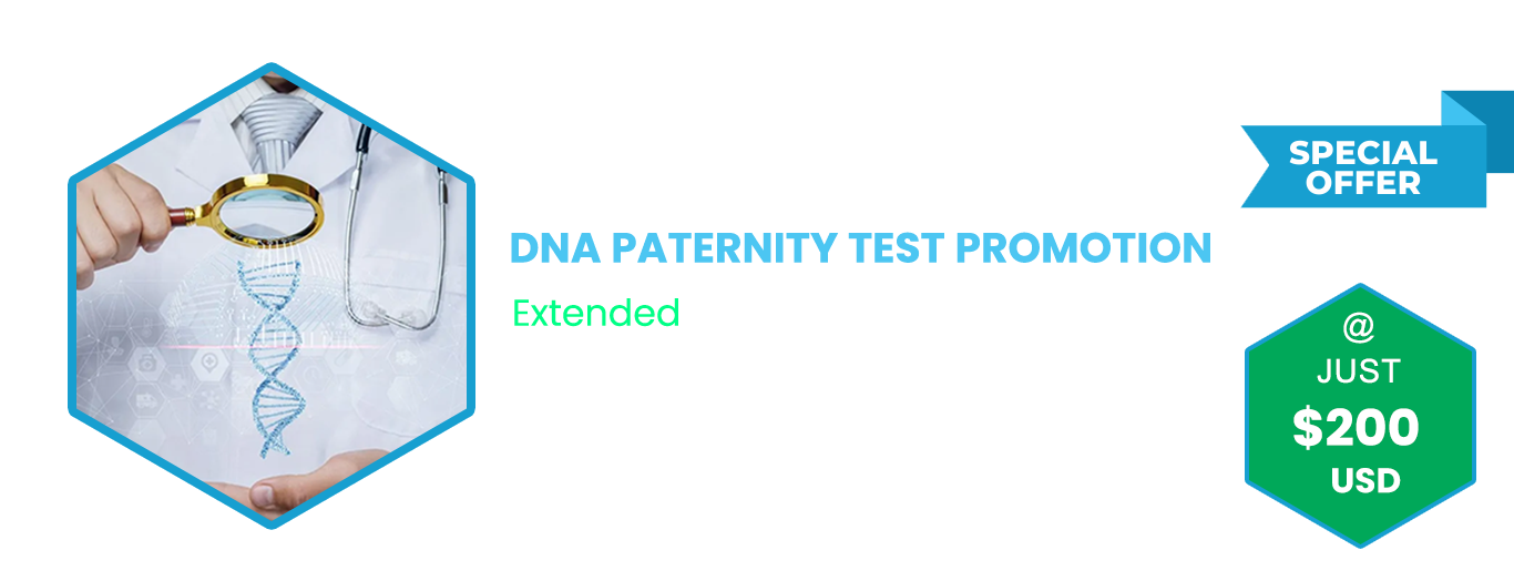 DNA Paternity Test Promotion - Special Offer